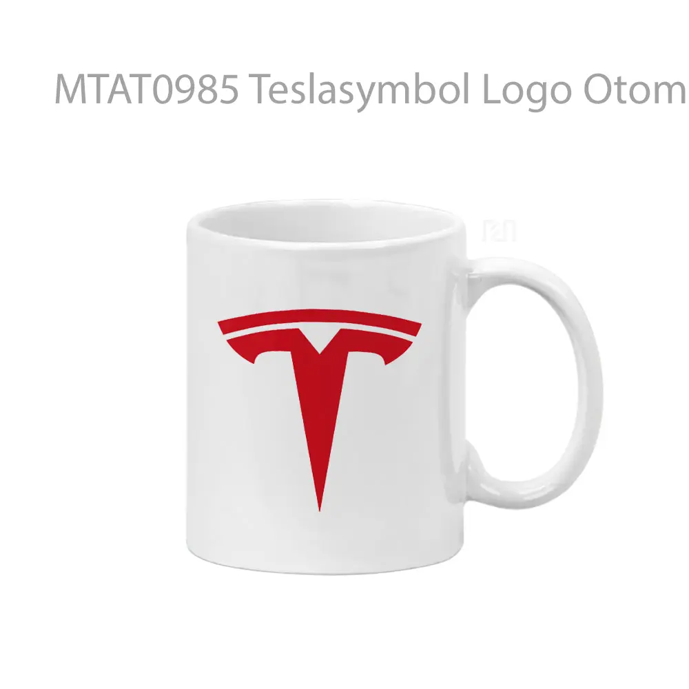 Teslasymbol Logo Otomotif Mug