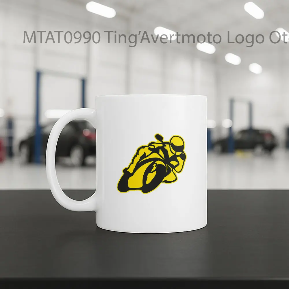 Ting’Avertmoto Logo Otomotif Mug - Sudut 2