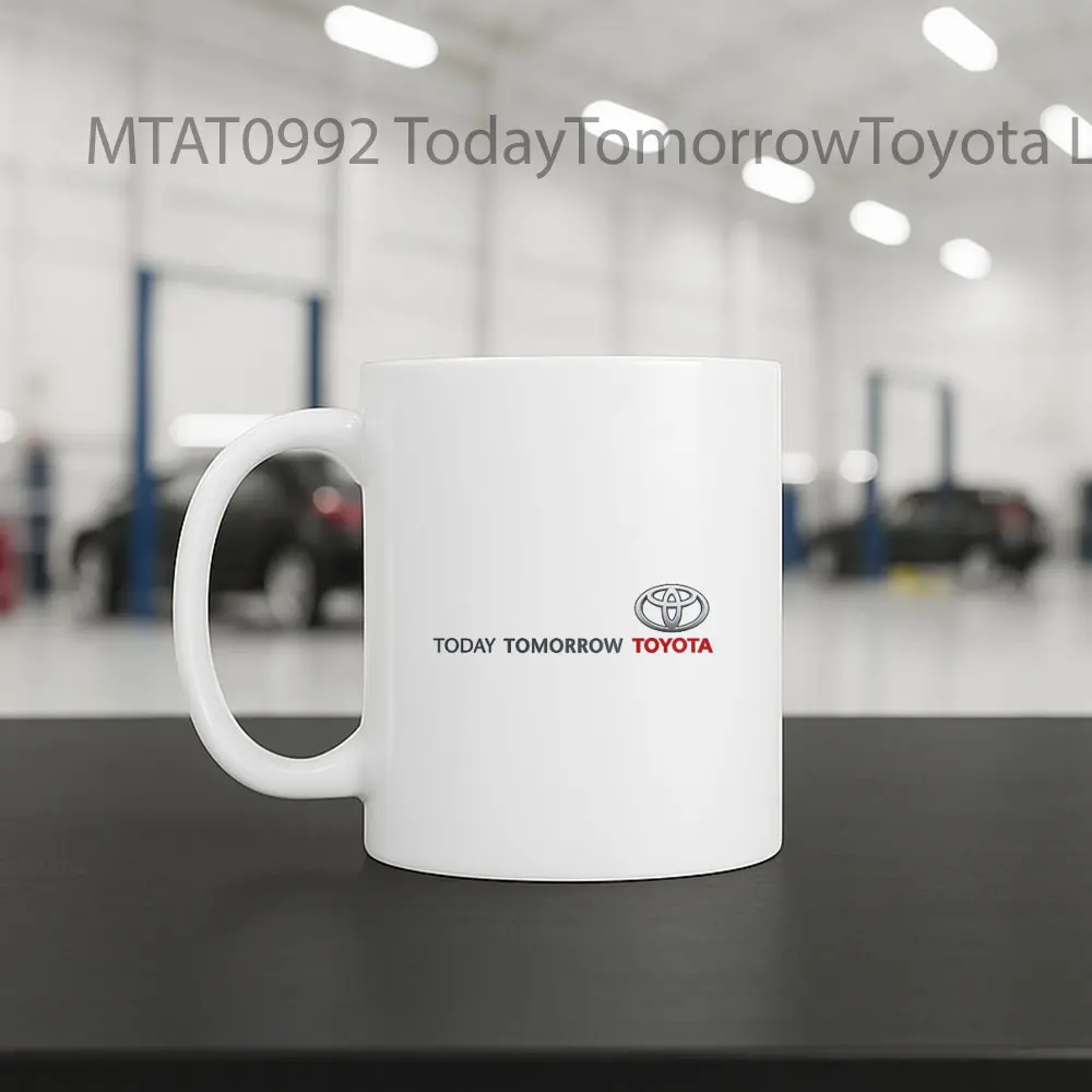 TodayTomorrowToyota Logo Otomotif Mug - Sudut 2