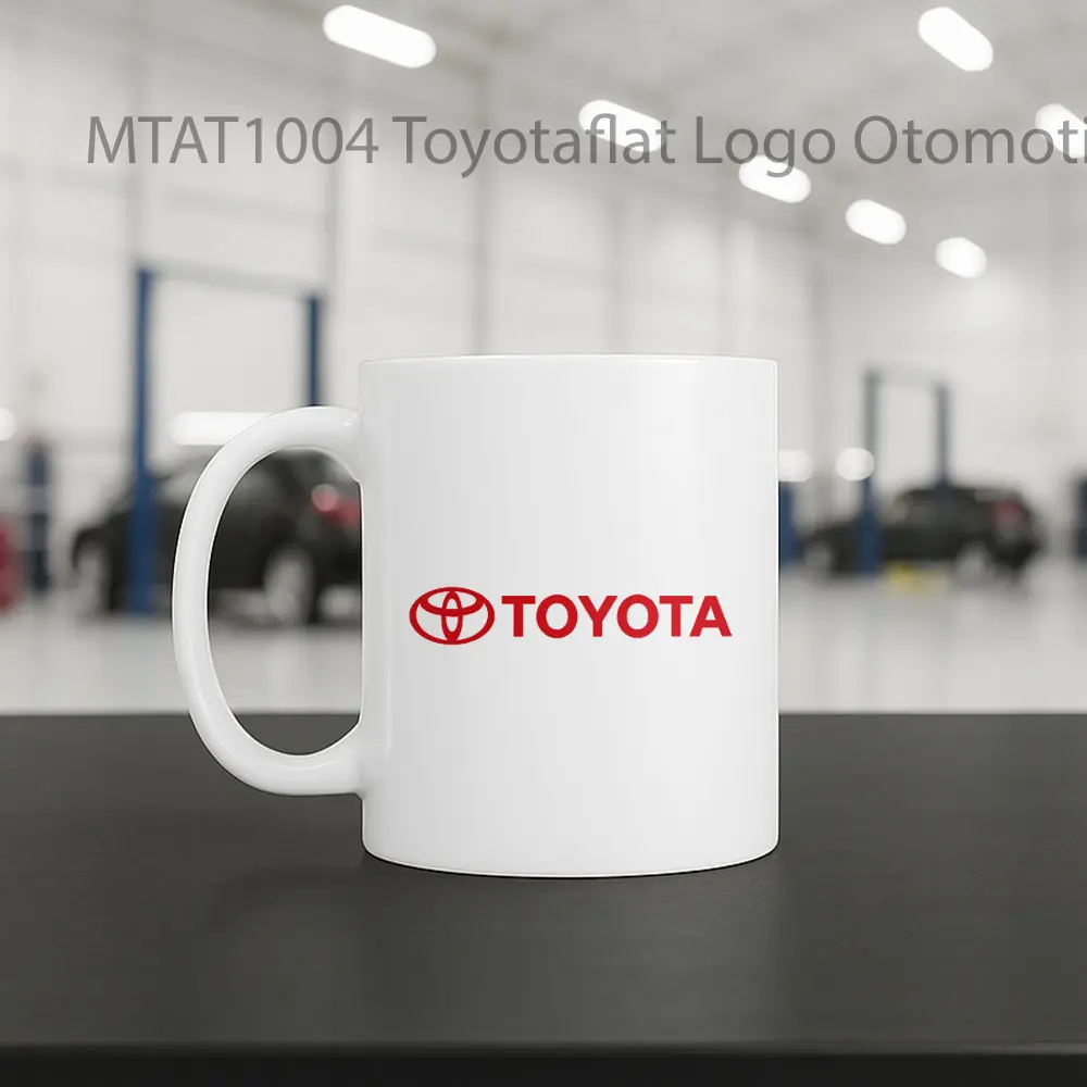 Toyotaflat Logo Otomotif Mug - Sudut 2
