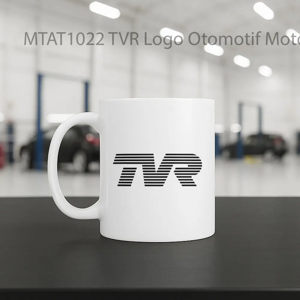 TVR Logo Otomotif Mug - Sudut 2