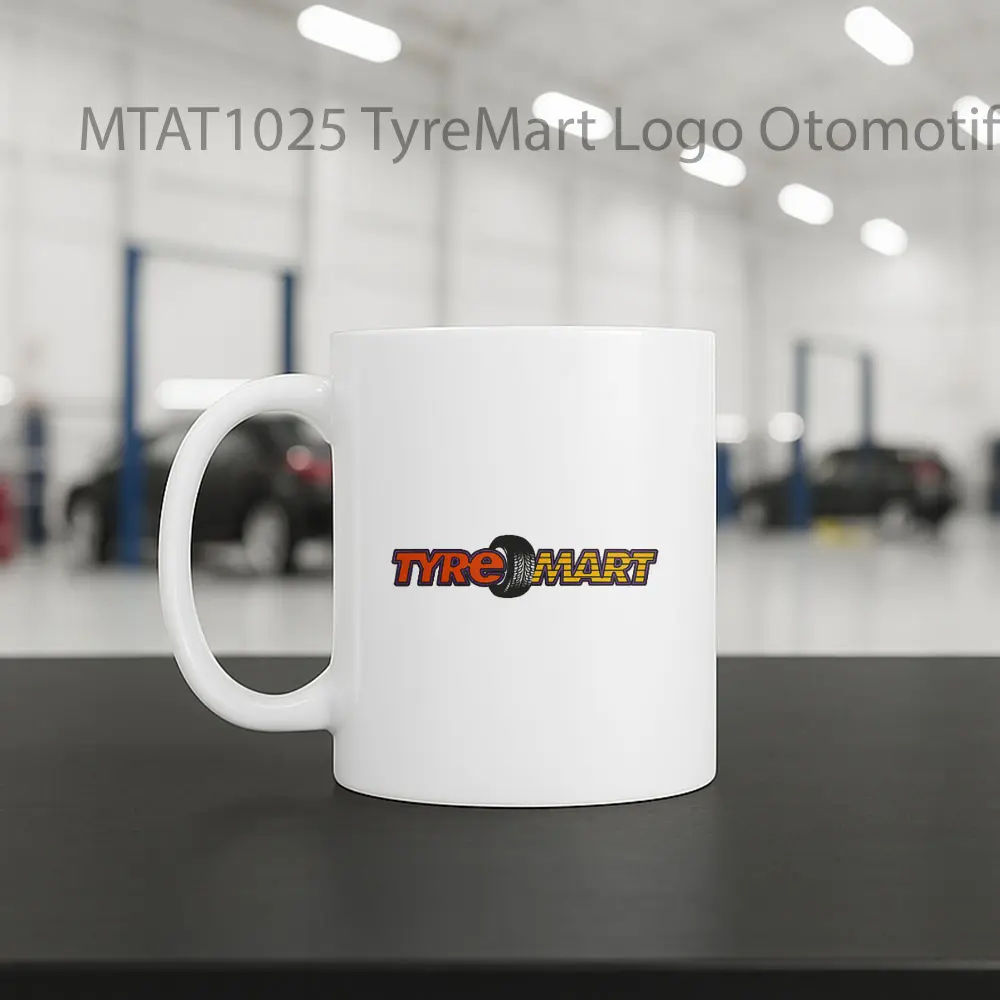 TyreMart Logo Otomotif Mug - Sudut 2