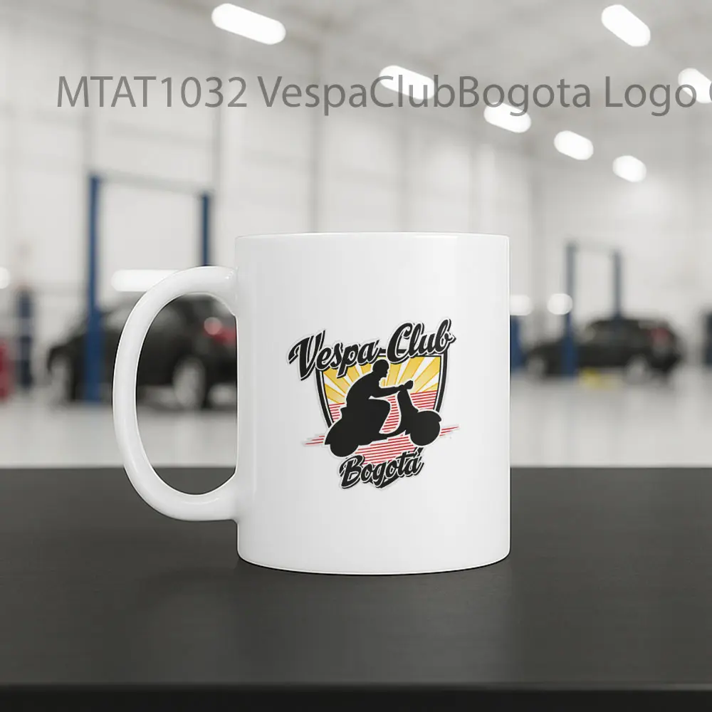 VespaClubBogota Logo Otomotif Mug - Sudut 2