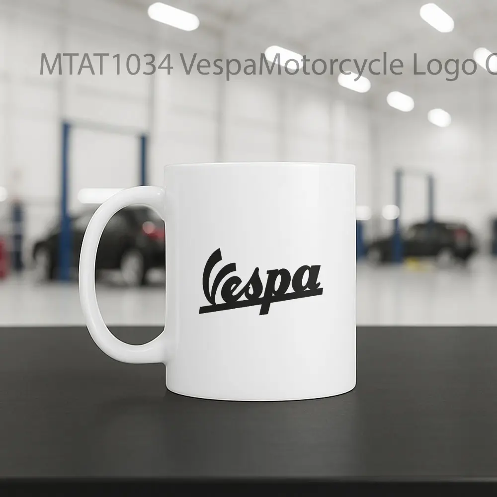 VespaMotorcycle Logo Otomotif Mug - Sudut 2