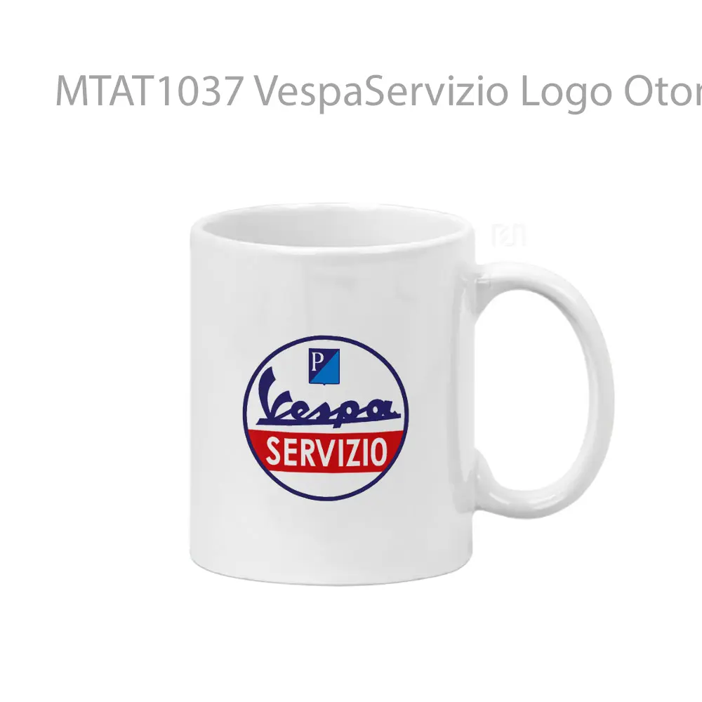 VespaServizio Logo Otomotif Mug