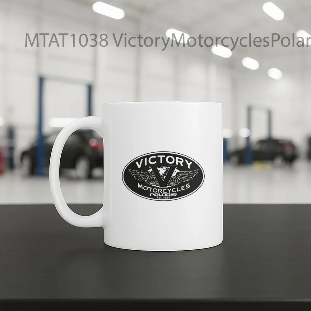 VictoryMotorcyclesPolaris Logo Otomotif Mug - Sudut 2