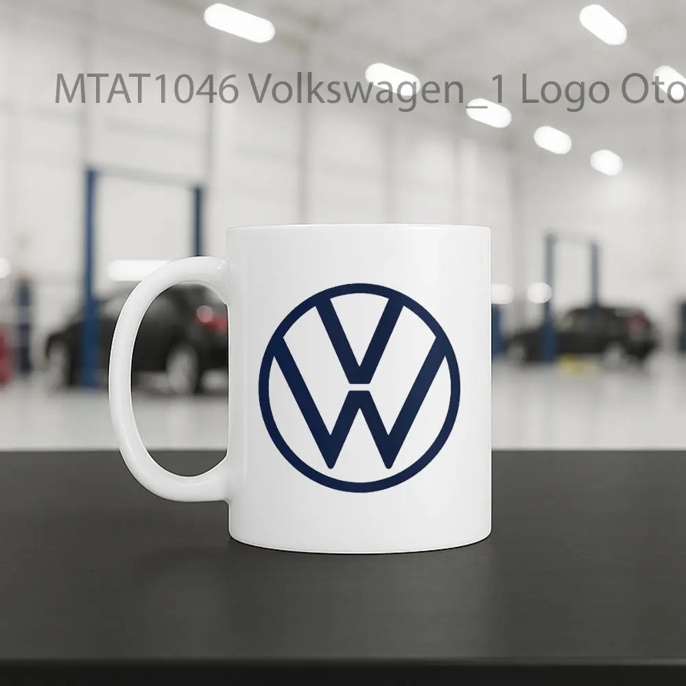 Volkswagen_1 Logo Otomotif Mug - Sudut 2
