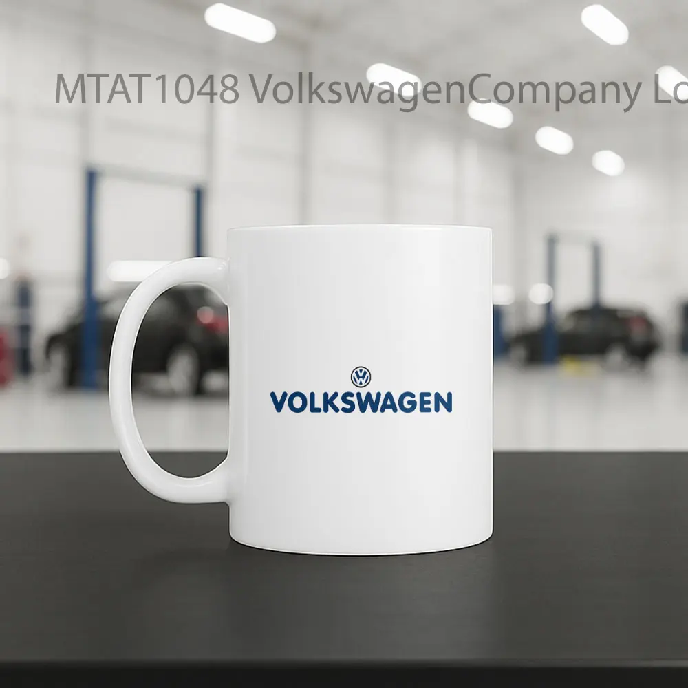 VolkswagenCompany Logo Otomotif Mug - Sudut 2