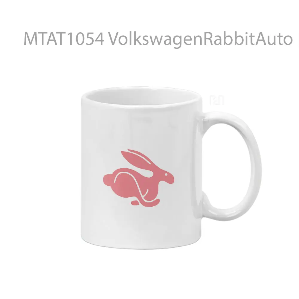 VolkswagenRabbitAuto Logo Otomotif Mug