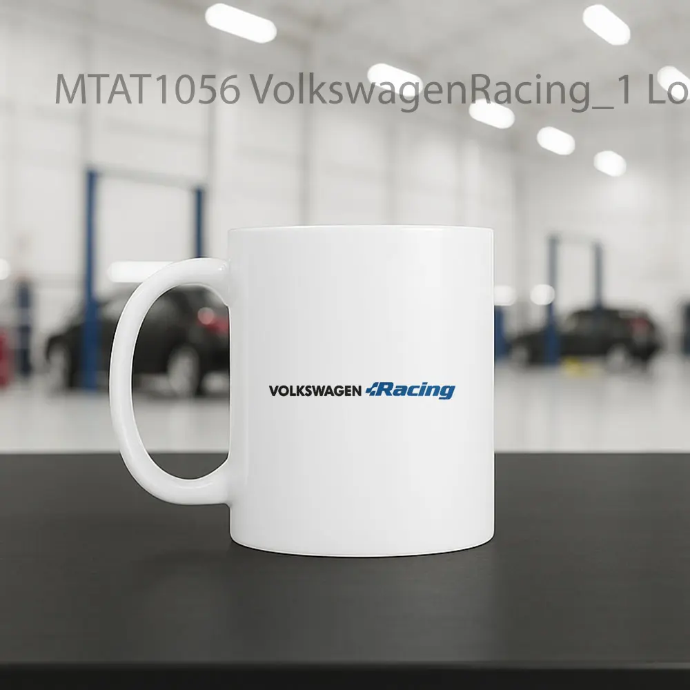 VolkswagenRacing_1 Logo Otomotif Mug - Sudut 2