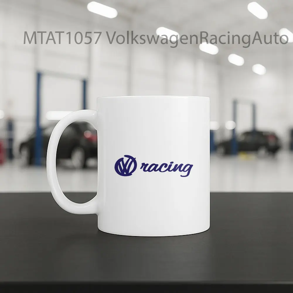VolkswagenRacingAuto Logo Otomotif Mug - Sudut 2