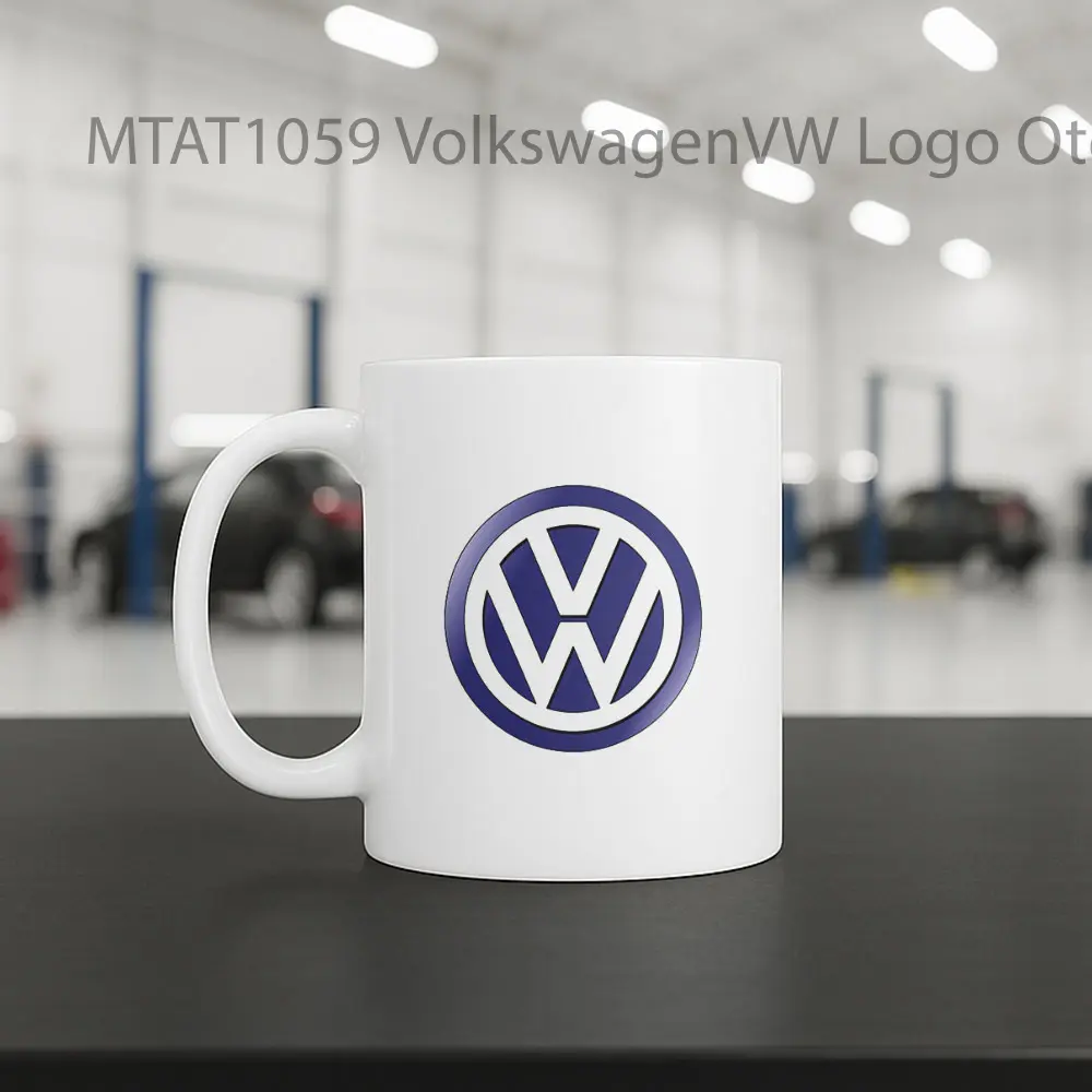 VolkswagenVW Logo Otomotif Mug - Sudut 2