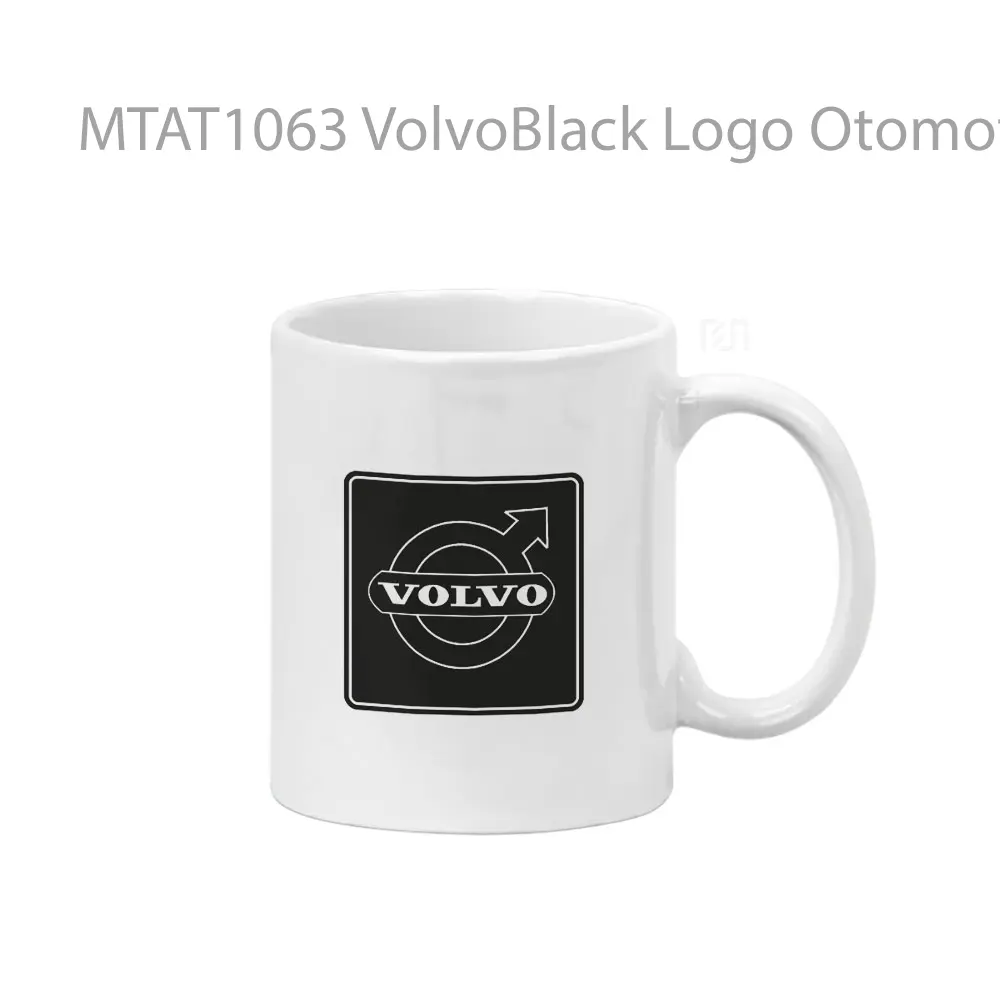 VolvoBlack Logo Otomotif Mug