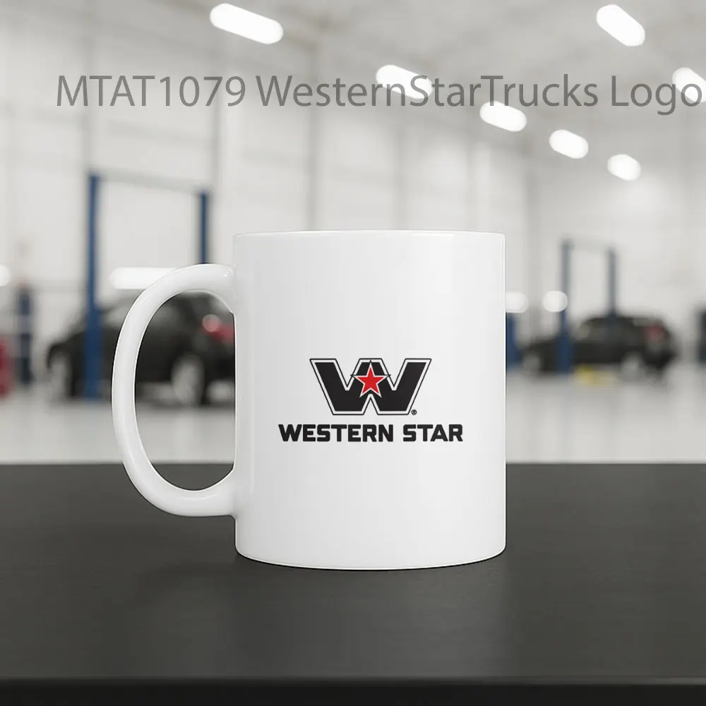 WesternStarTrucks Logo Otomotif Mug - Sudut 2