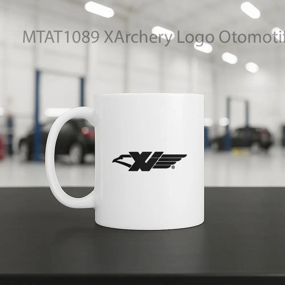 XArchery Logo Otomotif Mug - Sudut 2