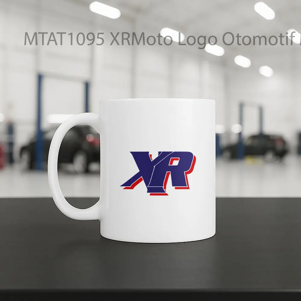 XRMoto Logo Otomotif Mug - Sudut 2