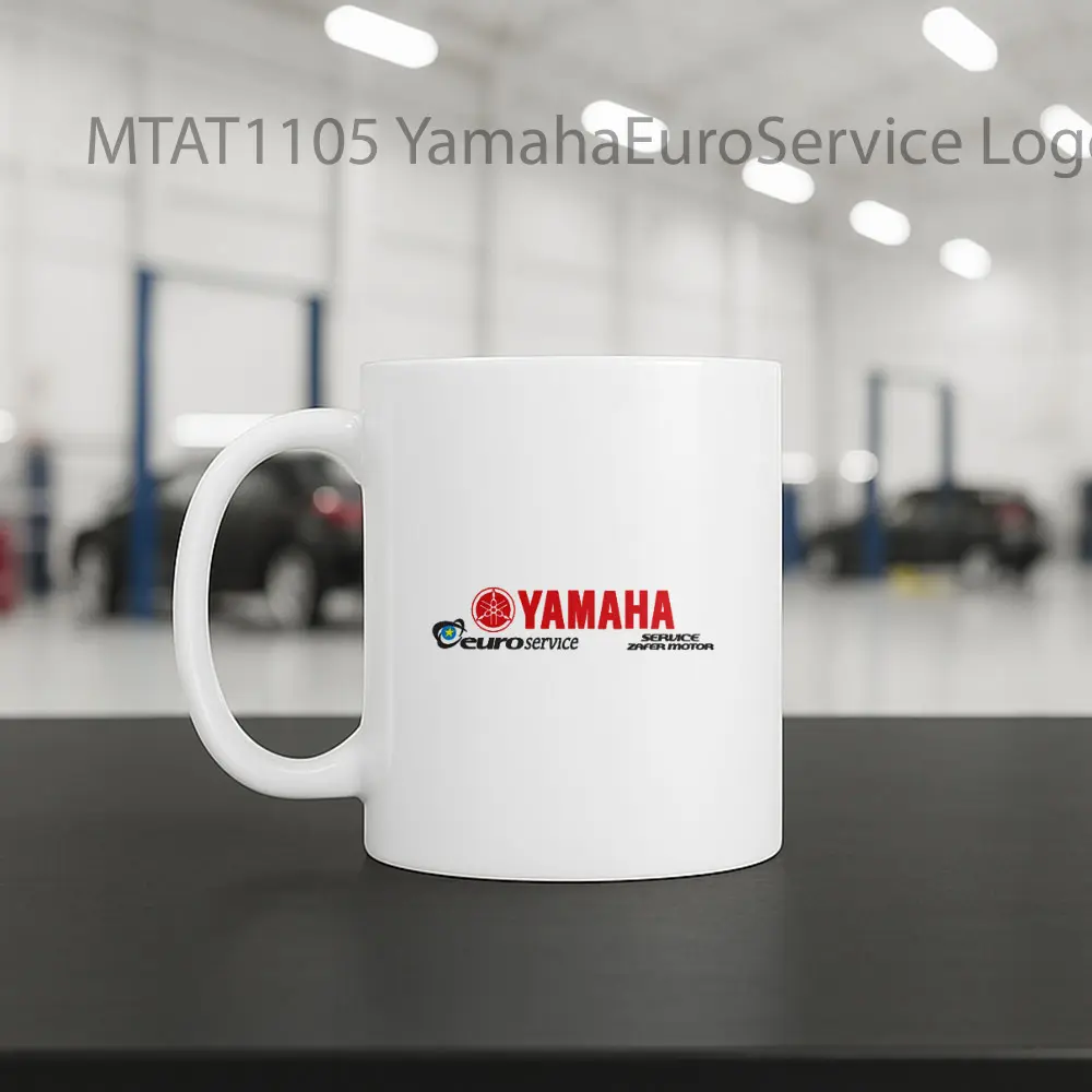 YamahaEuroService Logo Otomotif Mug - Sudut 2