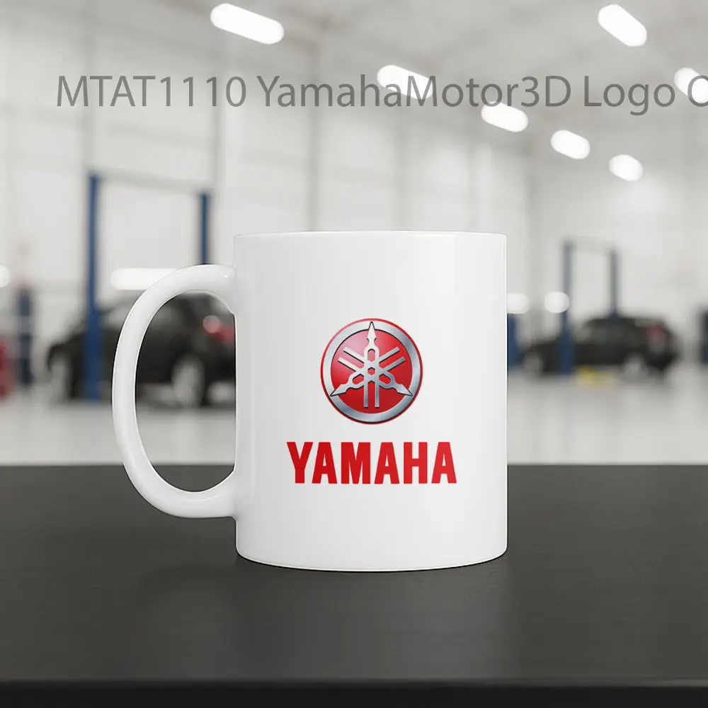 YamahaMotor3D Logo Otomotif Mug - Sudut 2