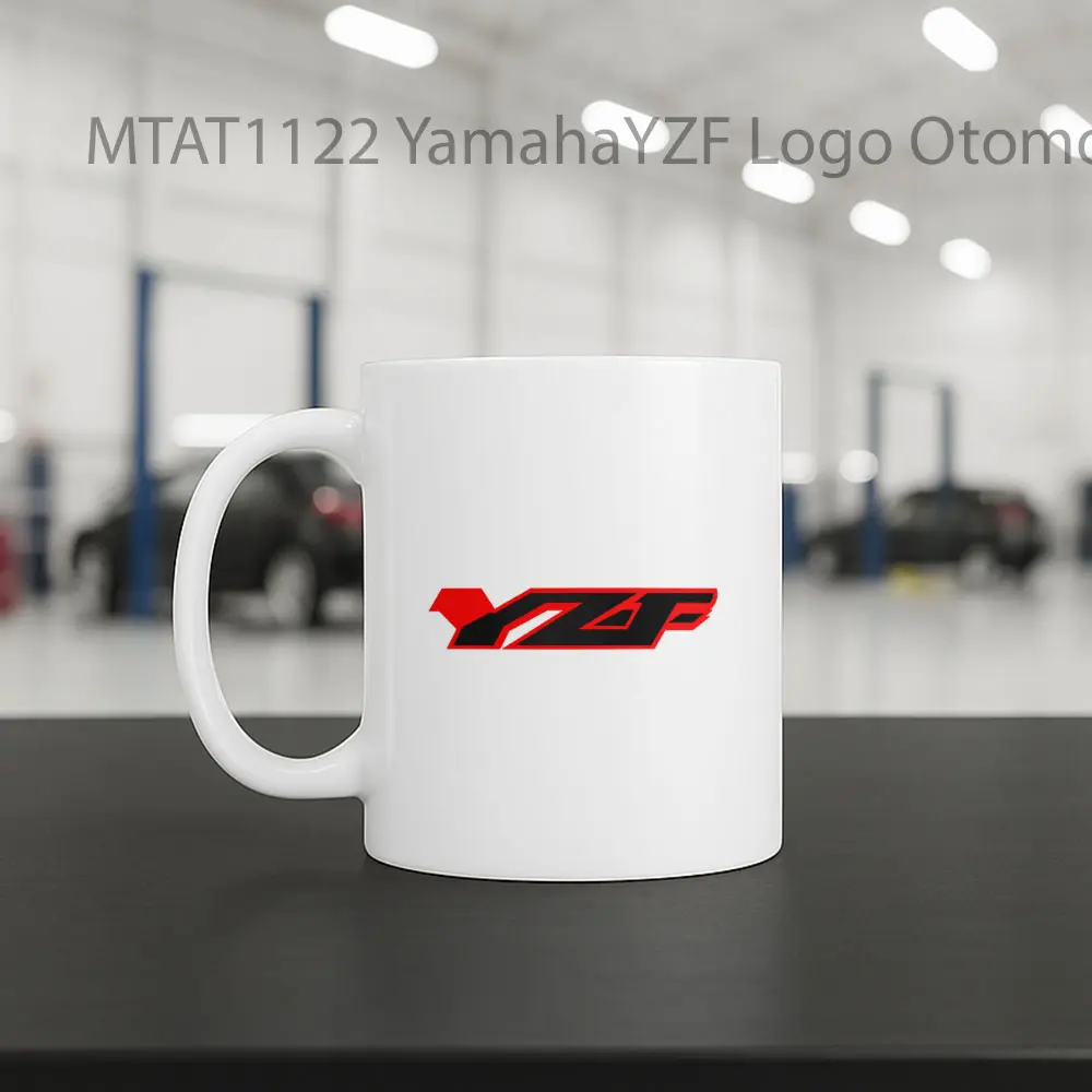 YamahaYZF Logo Otomotif Mug - Sudut 2