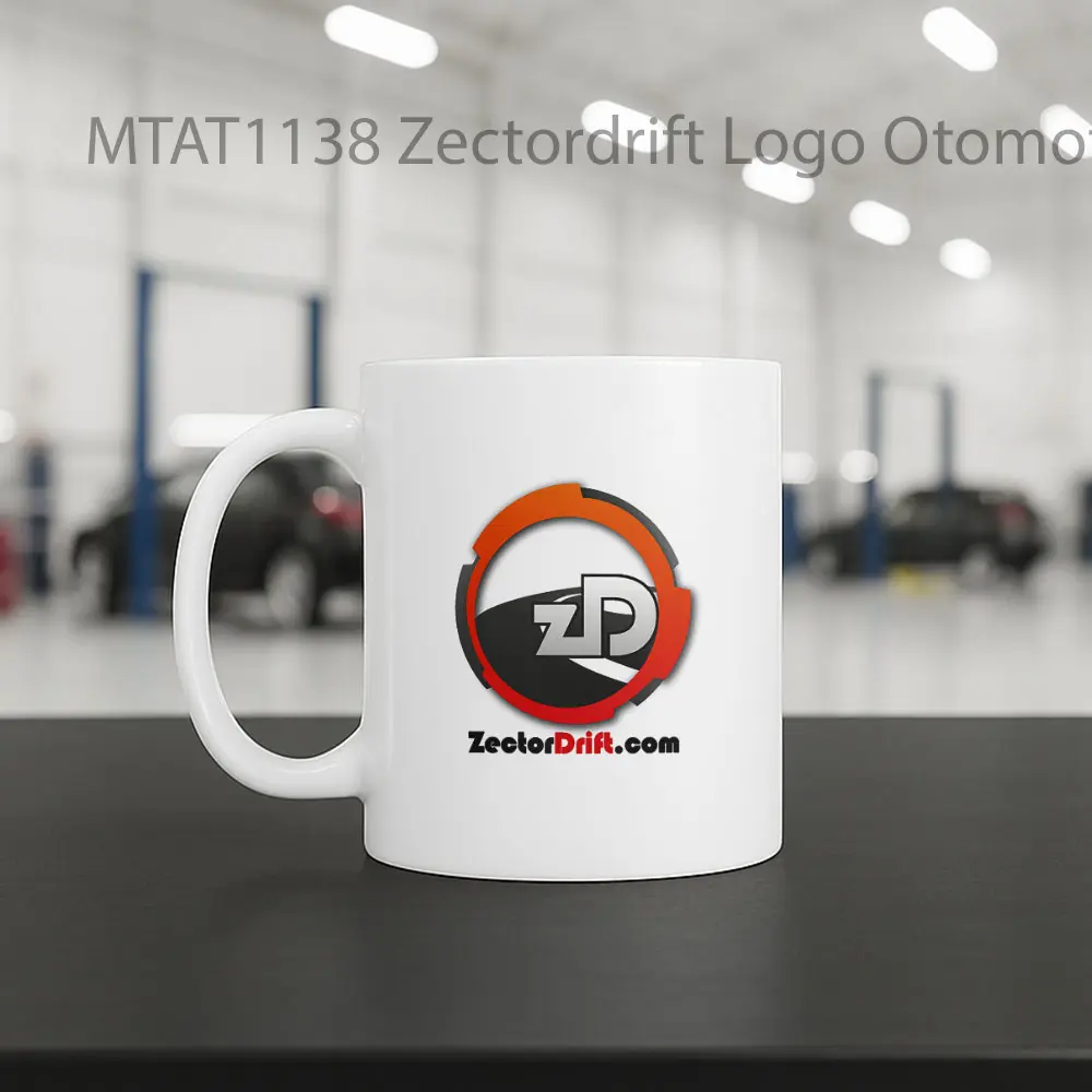 Zectordrift Logo Otomotif Mug - Sudut 2