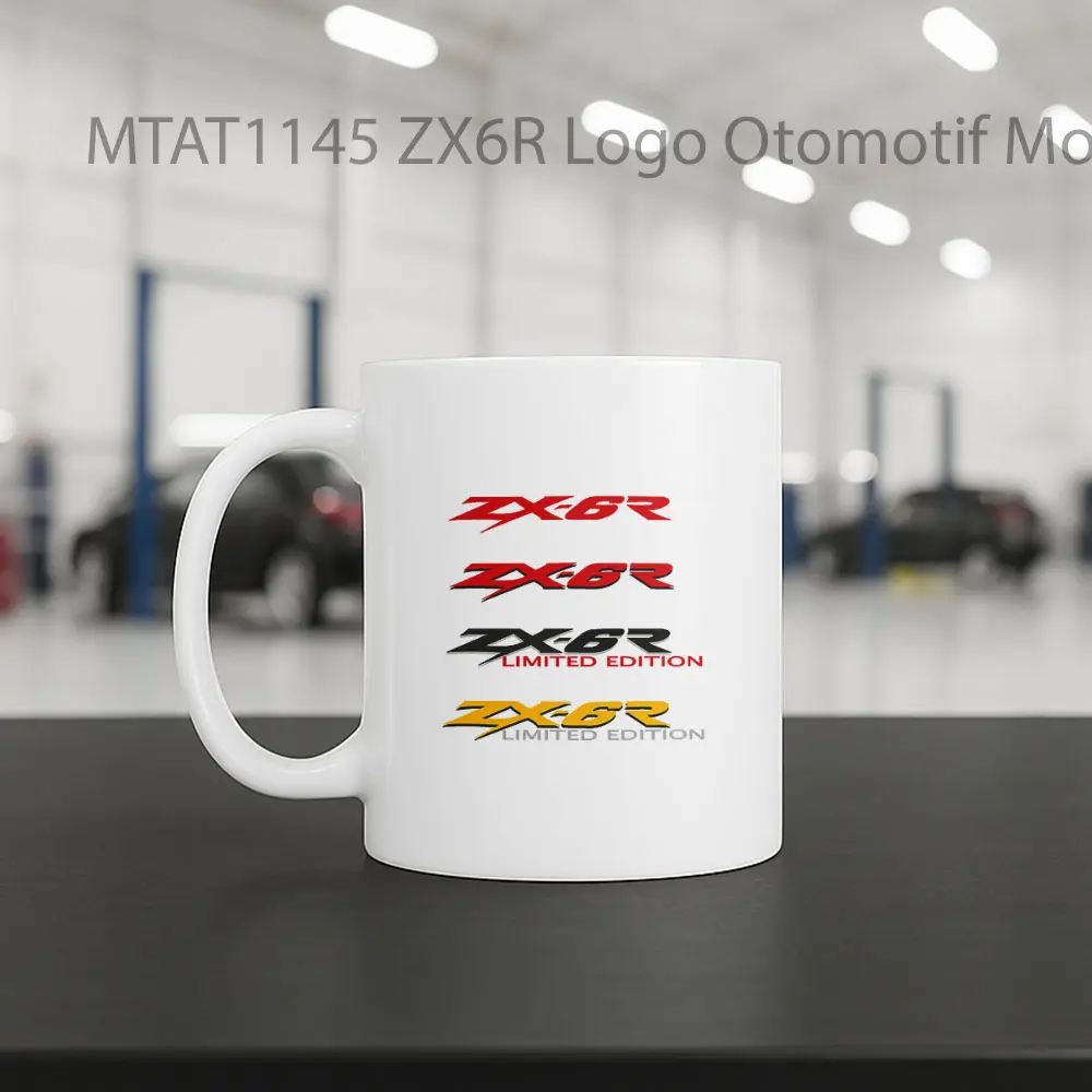 ZX6R Logo Otomotif Mug - Sudut 2