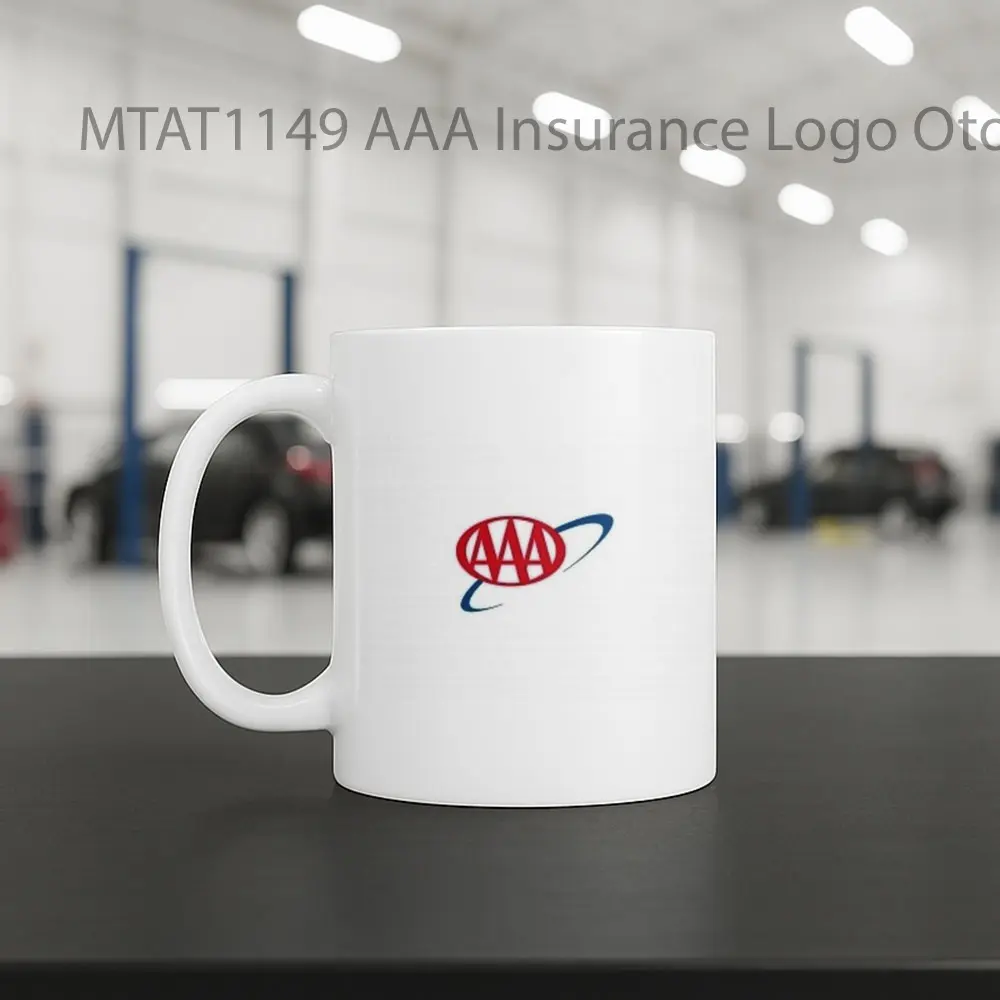AAA Insurance Logo Otomotif Mug - Sudut 2