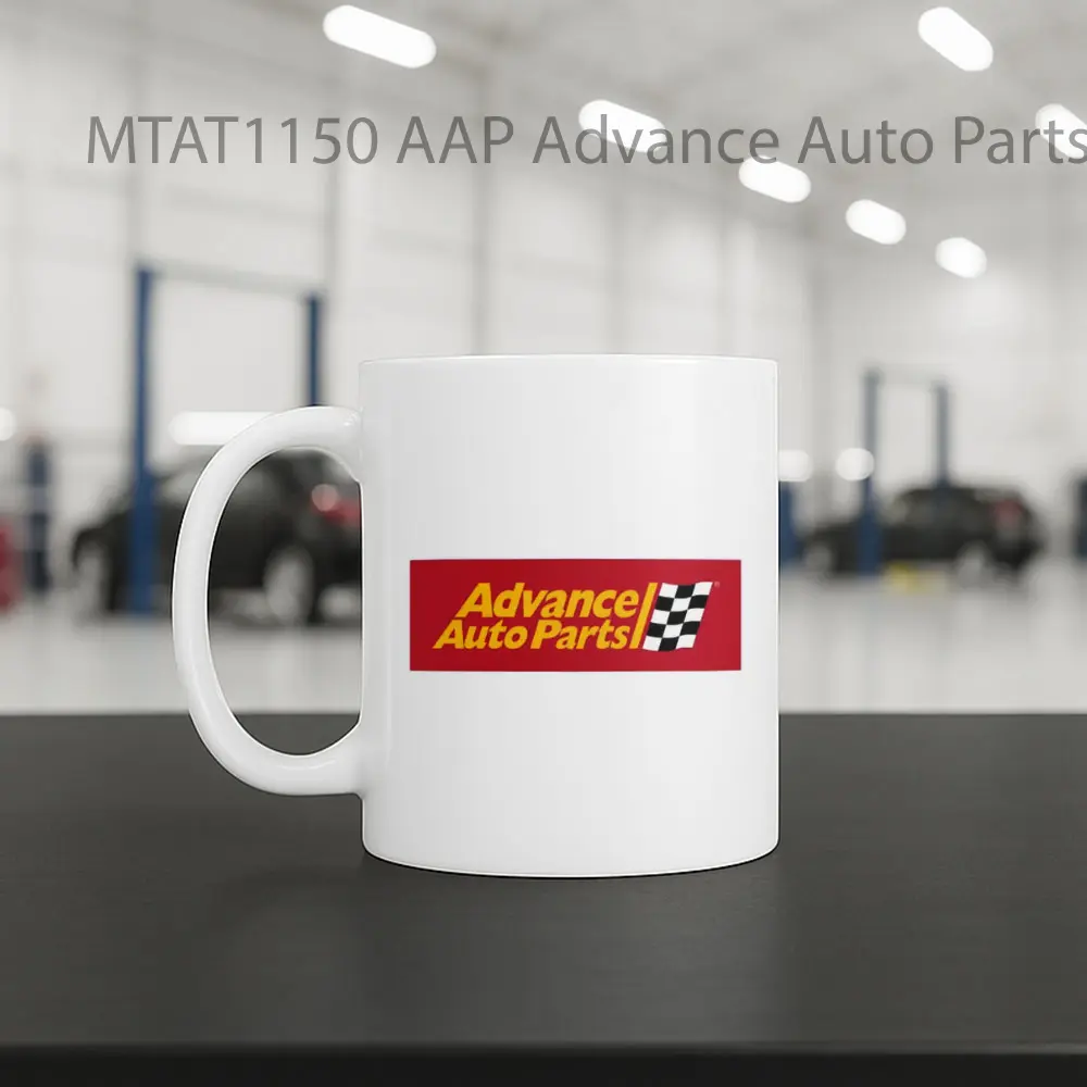 AAP Advance Auto Parts Logo Otomotif Mug - Sudut 2