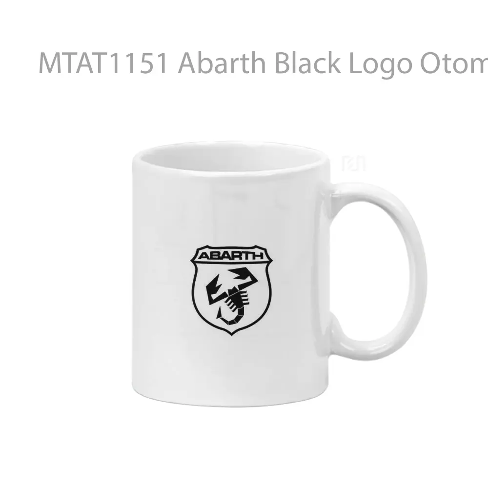 Abarth Black Logo Otomotif Mug