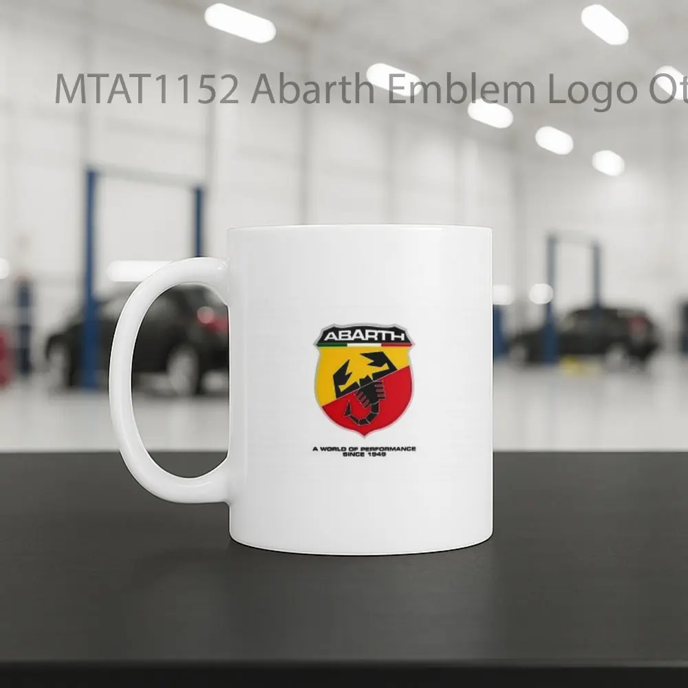Abarth Emblem Logo Otomotif Mug - Sudut 2