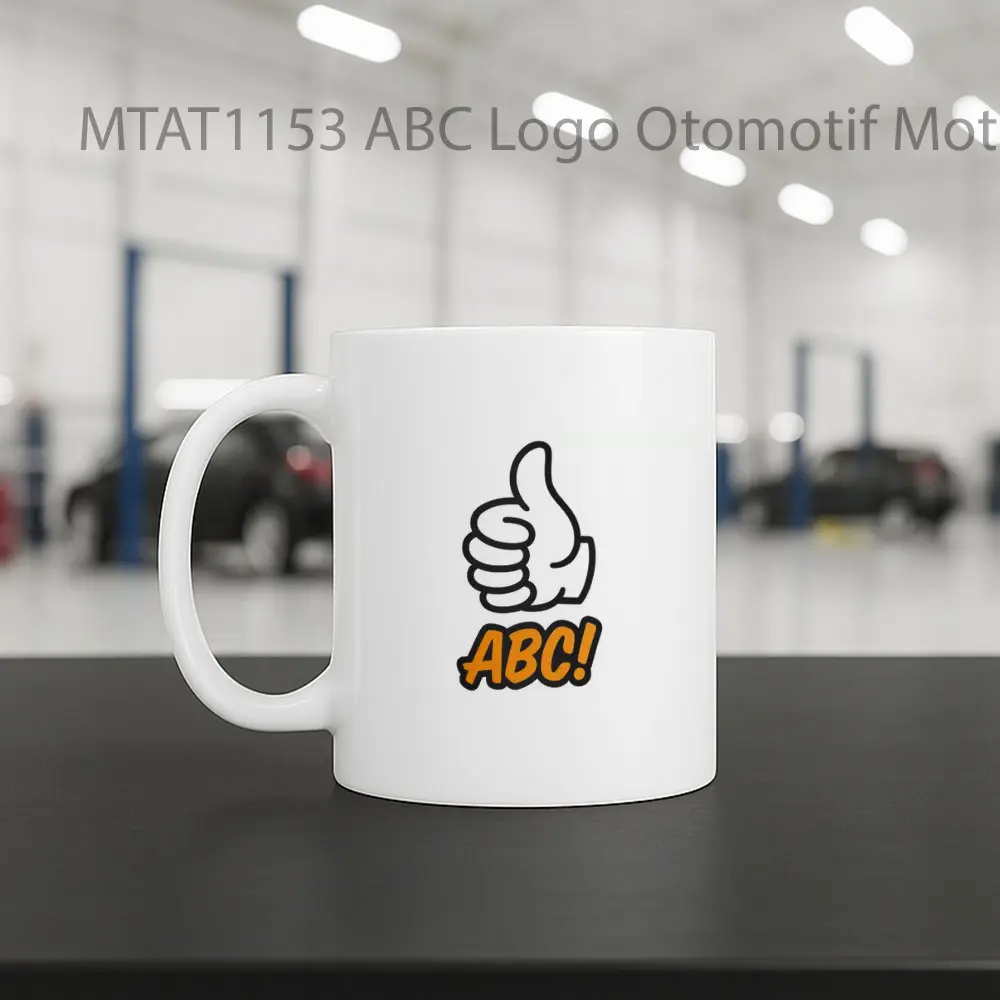 ABC Logo Otomotif Mug - Sudut 2
