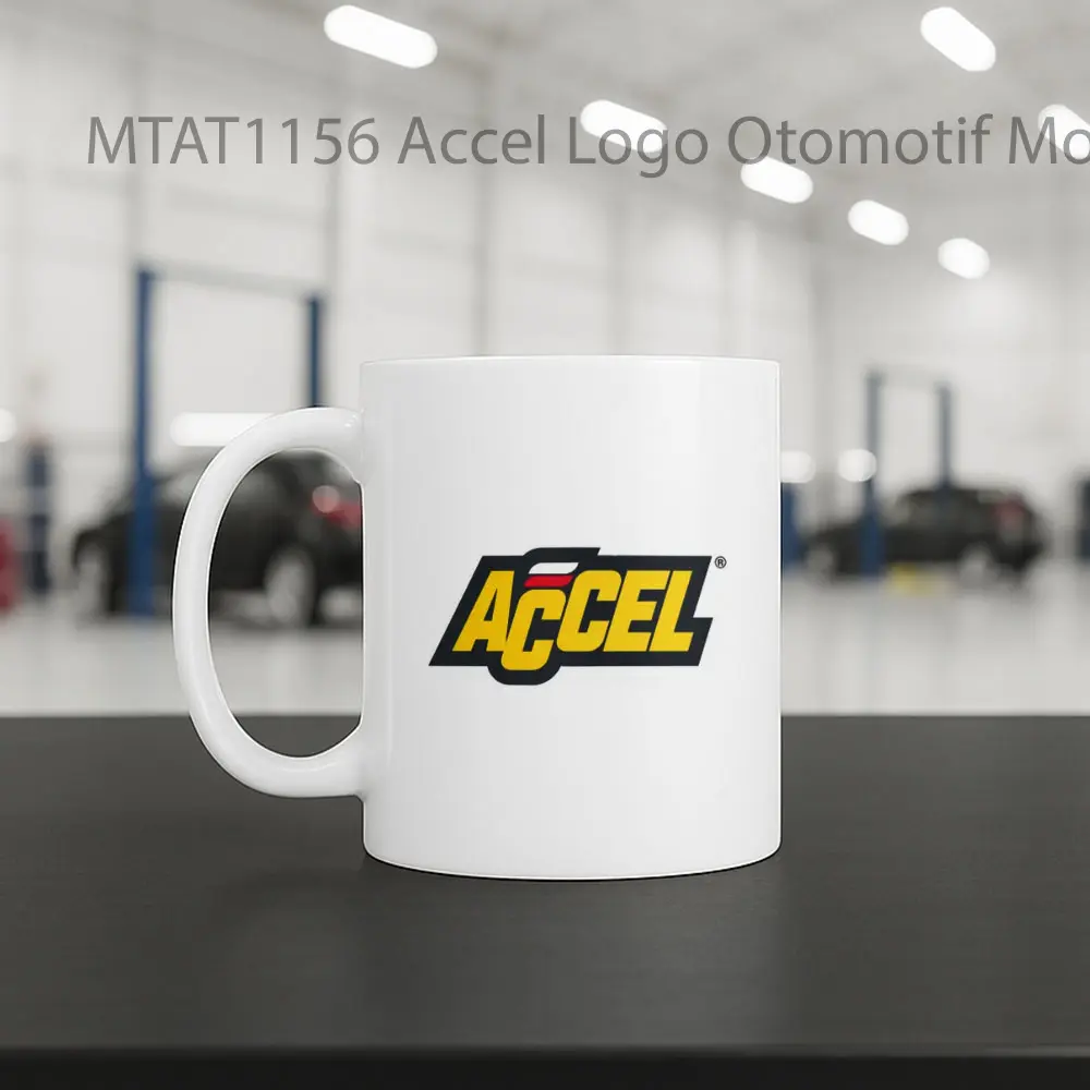 Accel Logo Otomotif Mug - Sudut 2