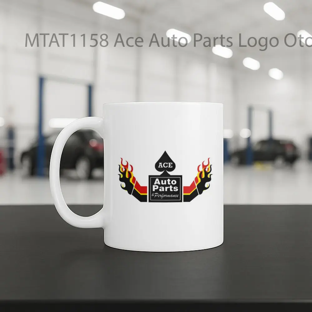 Ace Auto Parts Logo Otomotif Mug - Sudut 2