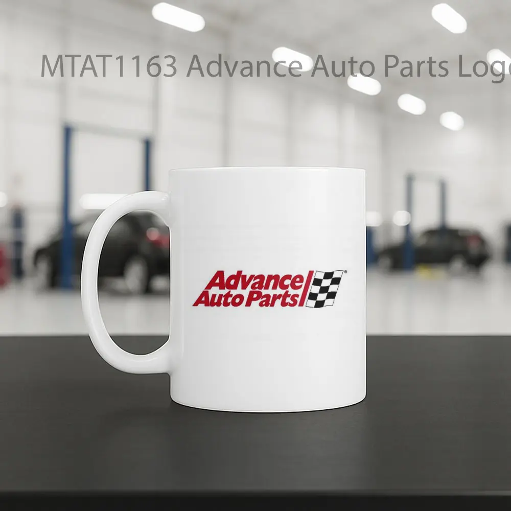 Advance Auto Parts Logo Otomotif Mug - Sudut 2