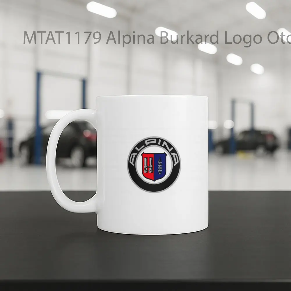 Alpina Burkard Logo Otomotif Mug - Sudut 2