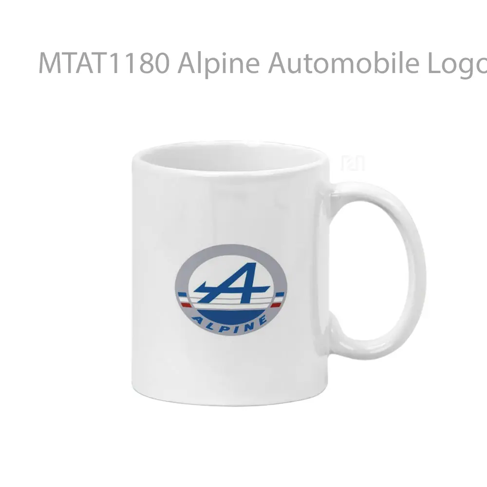 Alpine Automobile Logo Otomotif Mug
