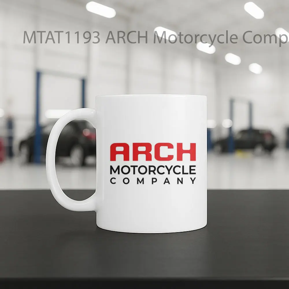 ARCH Motorcycle Company Logo Otomotif Mug - Sudut 2