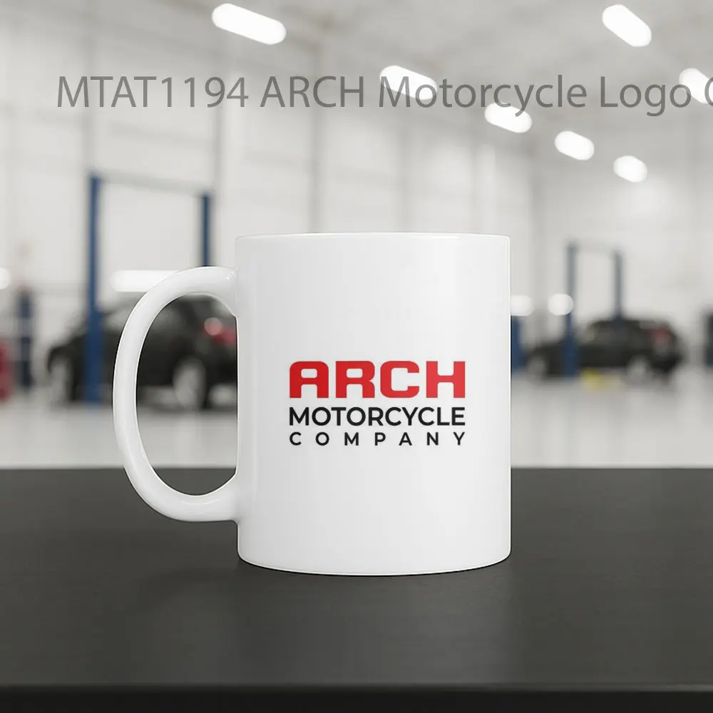 ARCH Motorcycle Logo Otomotif Mug - Sudut 2