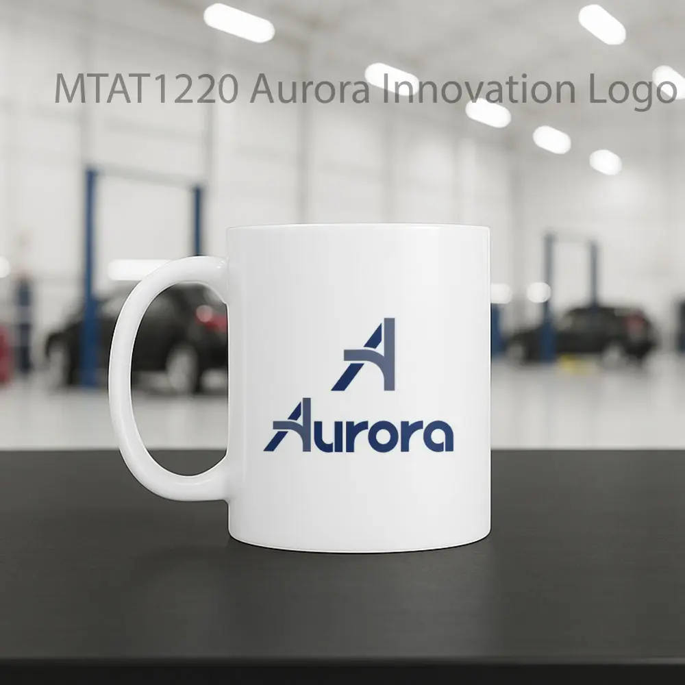 Aurora Innovation Logo Otomotif Mug - Sudut 2