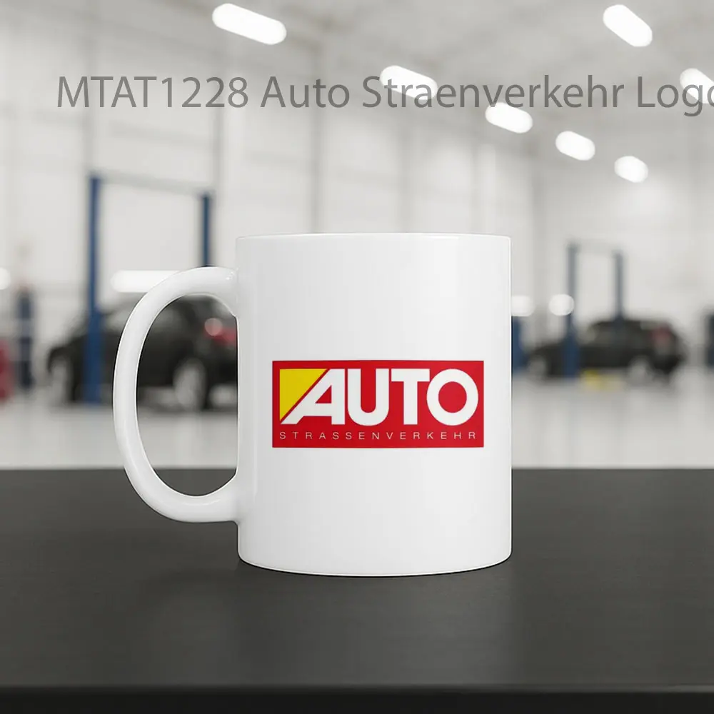 Auto Straenverkehr Logo Otomotif Mug - Sudut 2