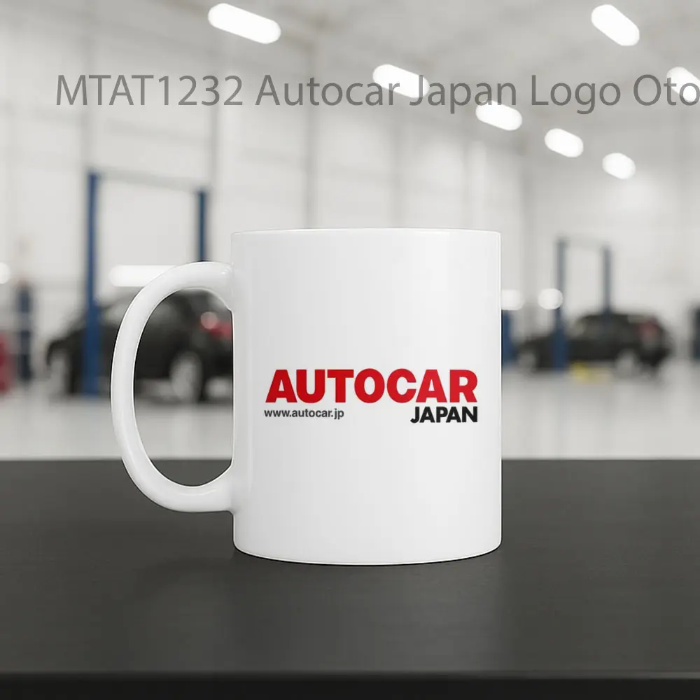 Autocar Japan Logo Otomotif Mug - Sudut 2