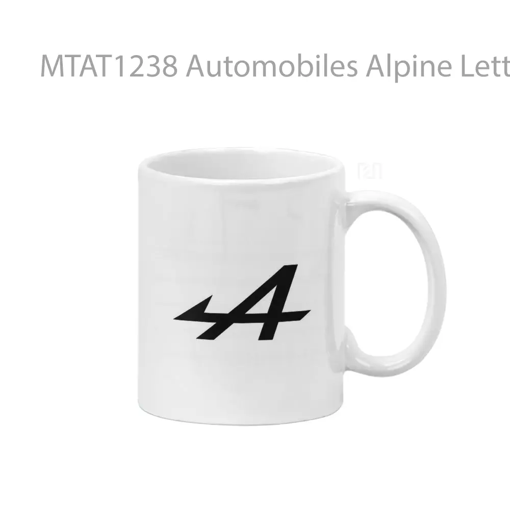 Automobiles Alpine Letter A Logo Otomotif Mug