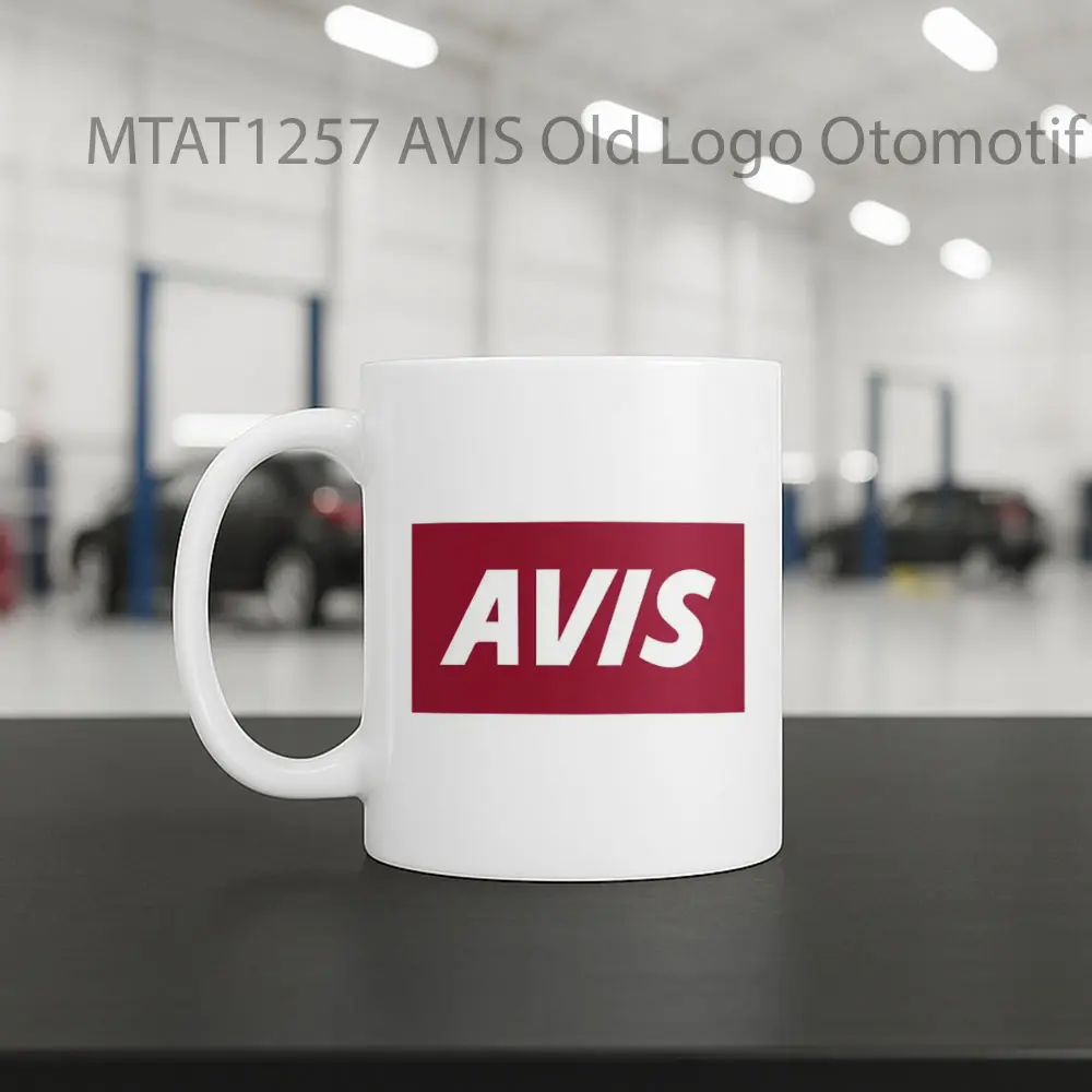 AVIS Old Logo Otomotif Mug - Sudut 2