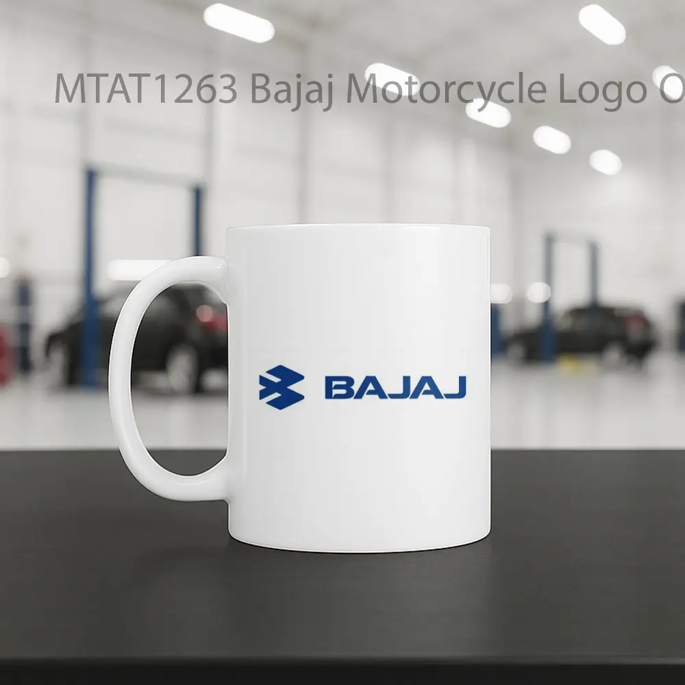 Bajaj Motorcycle Logo Otomotif Mug - Sudut 2