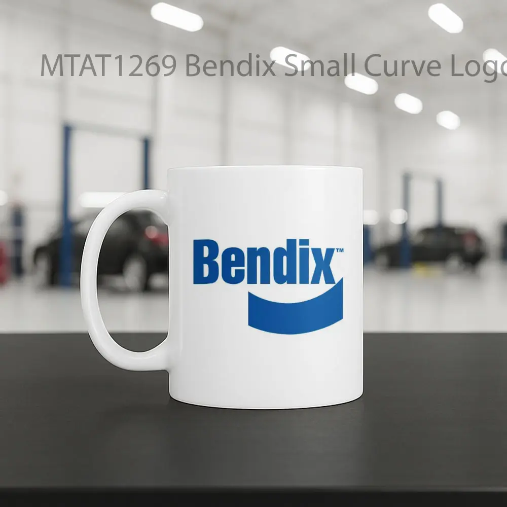 Bendix Small Curve Logo Otomotif Mug - Sudut 2