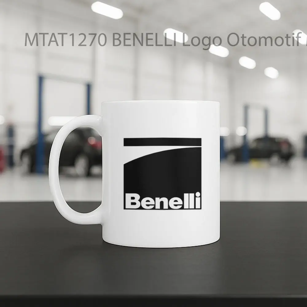 BENELLI Logo Otomotif Mug - Sudut 2