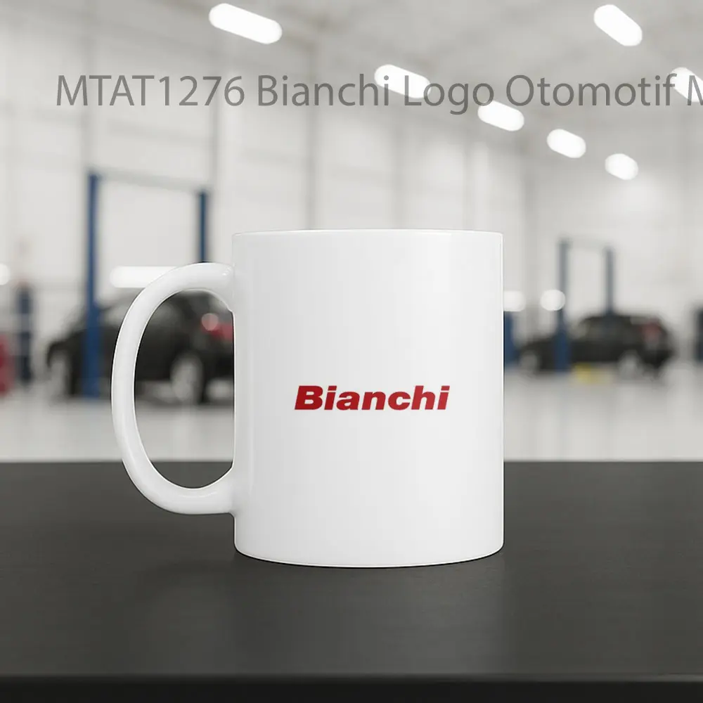 Bianchi Logo Otomotif Mug - Sudut 2
