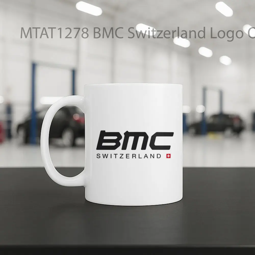 BMC Switzerland Logo Otomotif Mug - Sudut 2