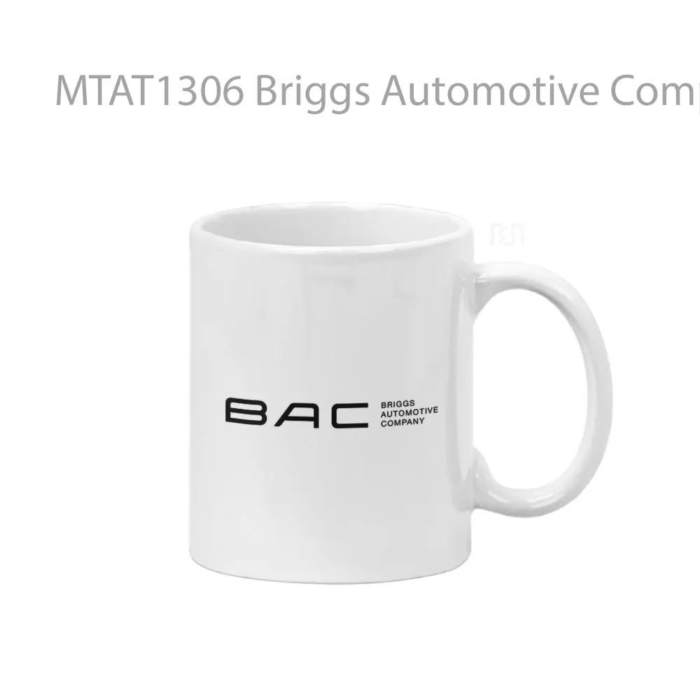 Briggs Automotive Company BAC Logo Otomotif Mug