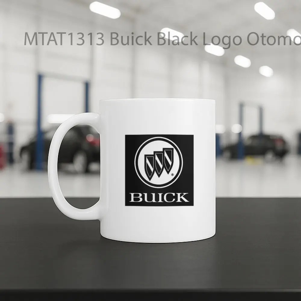 Buick Black Logo Otomotif Mug - Sudut 2