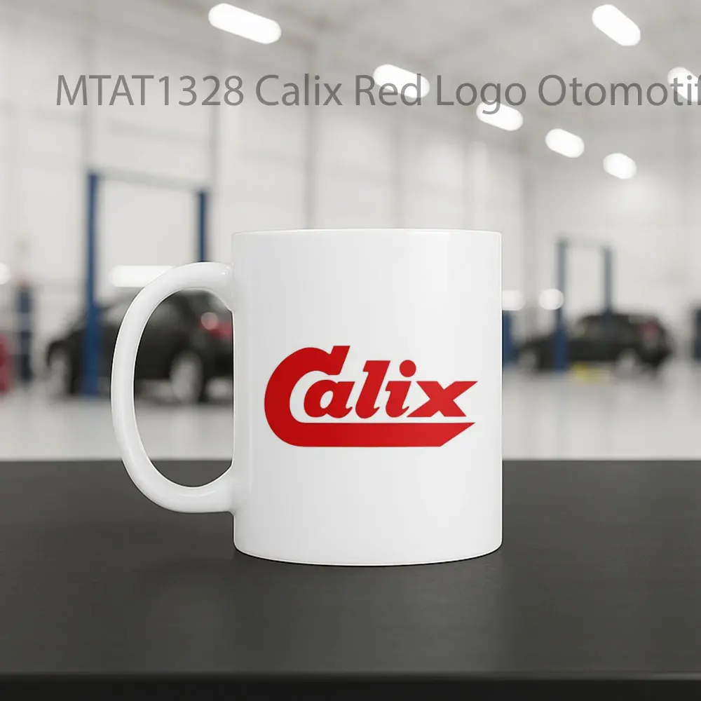 Calix Red Logo Otomotif Mug - Sudut 2